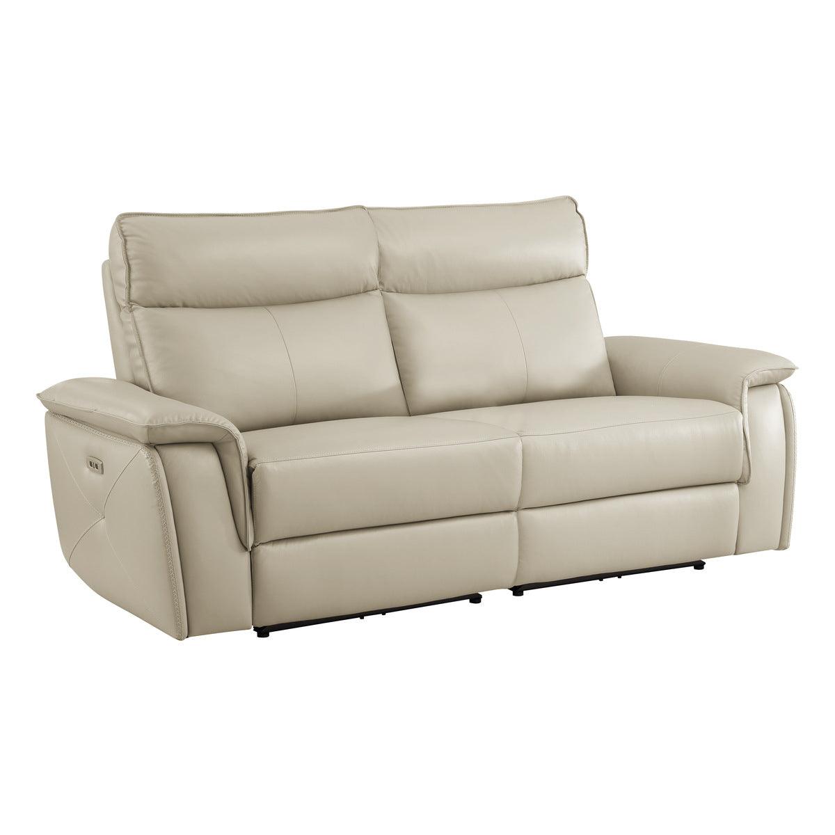 Homelegance - Moroni Power Double Reclining Loveseat With Power In Taupe - 8259Rftp-2Pwh* - ATL FURNITURE