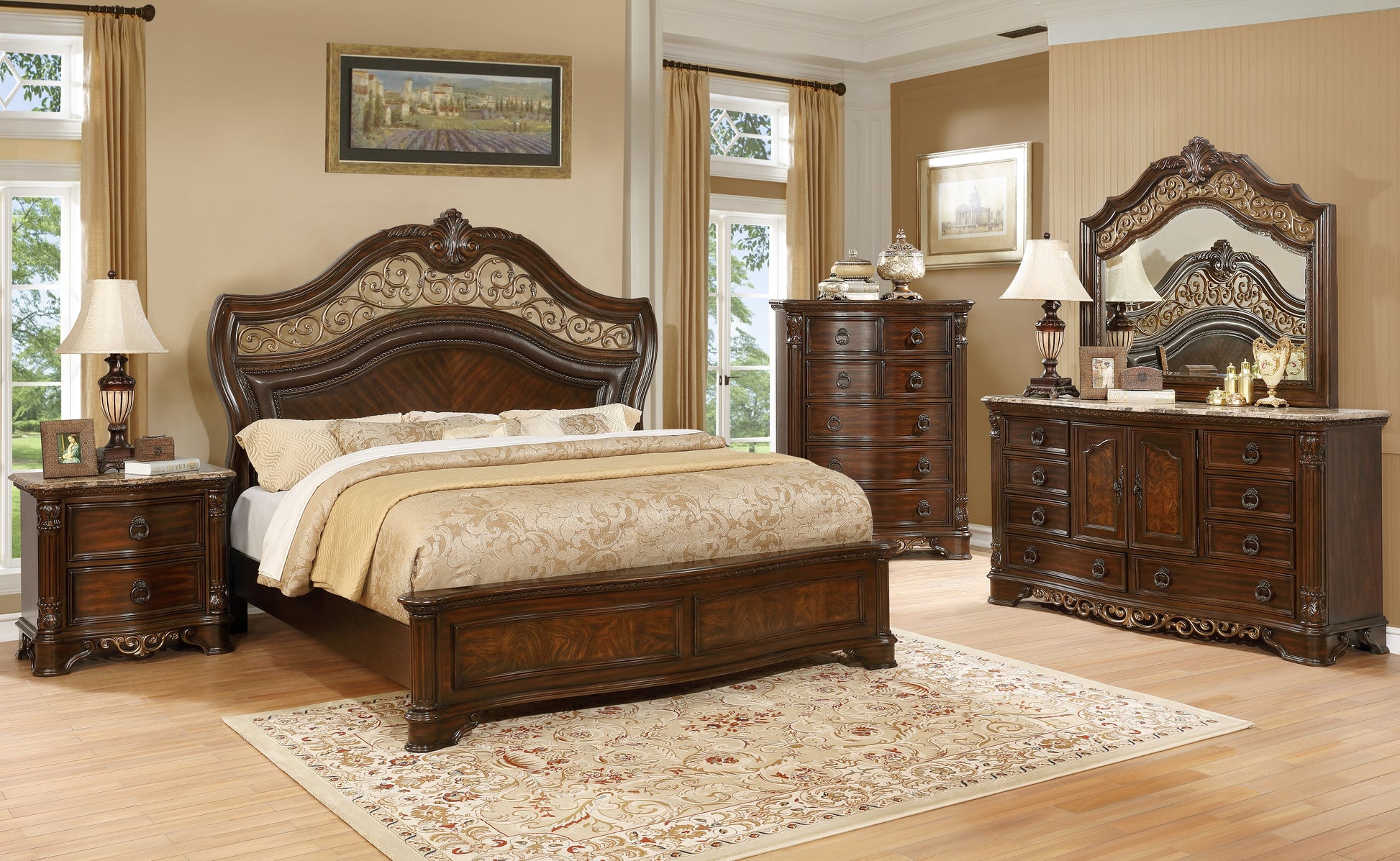 Wood Bedroom Group - ATL FURNITURE
