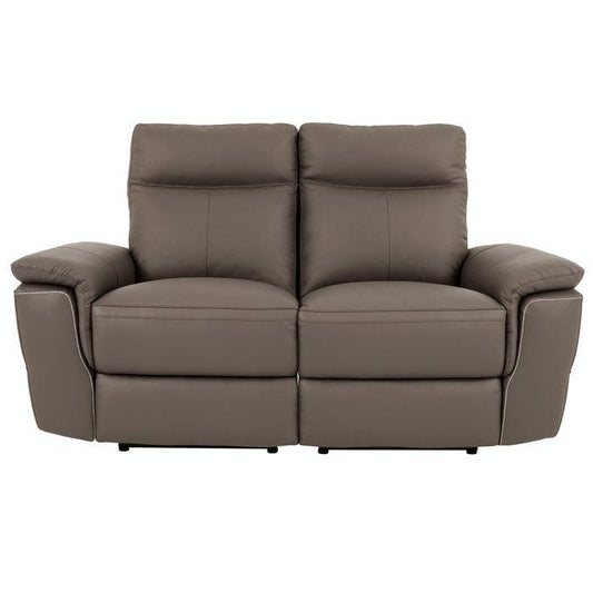 Homelegance - Olympia Power Double Reclining Love Seat In Raisin - 8308-2Pw* - ATL FURNITURE