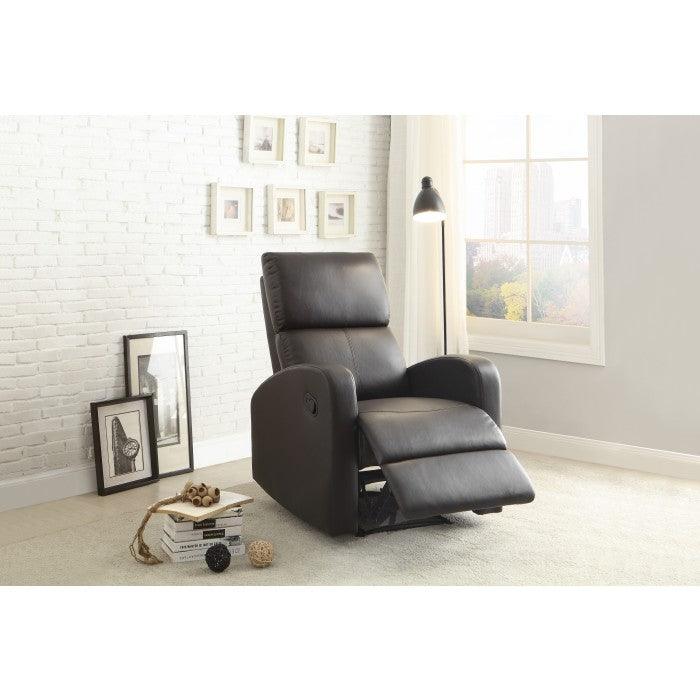 Homelegance - Mendon Reclining Chair In Dark Brown - 8404Db-1 - ATL FURNITURE