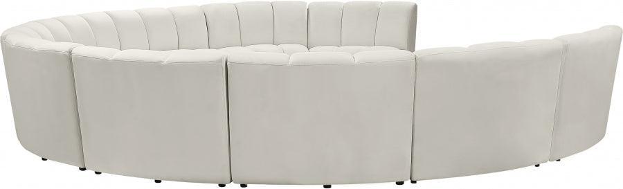 Infinity 10 Piece Modular Sectional In Cream - ATL FURNITURE