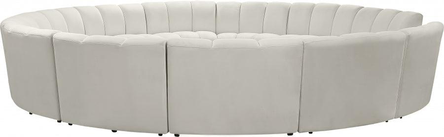 Infinity 12 Piece Modular Sectional In Cream - ATL FURNITURE