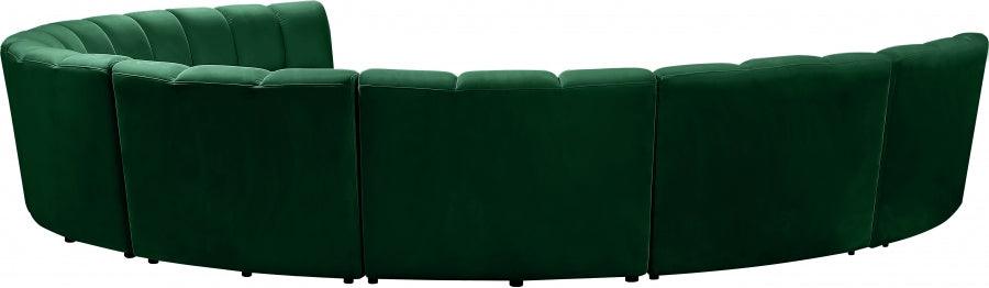 Infinity Modular 8 Piece Sectional In Green - ATL FURNITURE