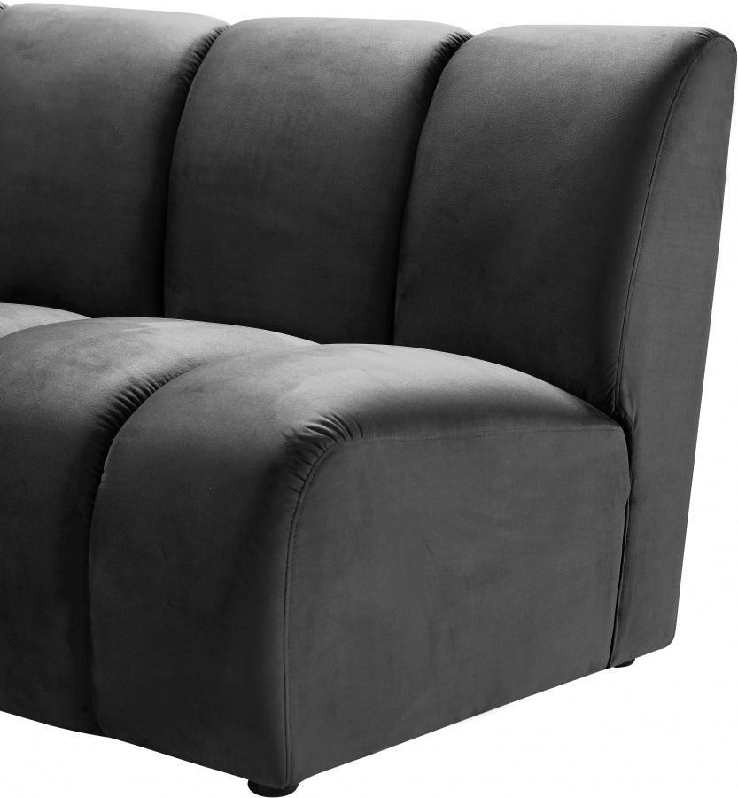Infinity Modular 9 Piece Sectional In Grey - ATL FURNITURE