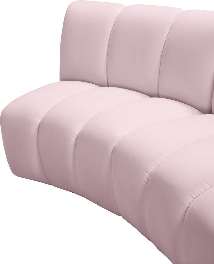 Infinity Modular 9 Piece Sectional In Pink - ATL FURNITURE