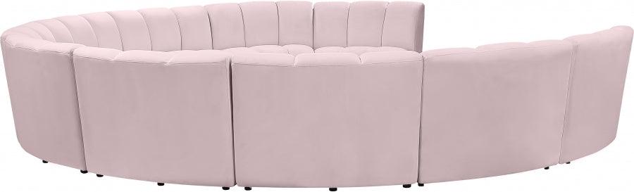 Infinity 10 Piece Modular Sectional In Pink - ATL FURNITURE