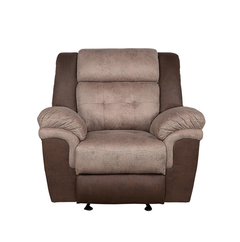 Homelegance - Chai Glider Reclining Chair In Two-Tone Brown - 9980-1 - ATL FURNITURE