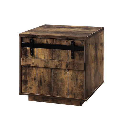 Bellarosa Rustic Oak End Table - ATL FURNITURE