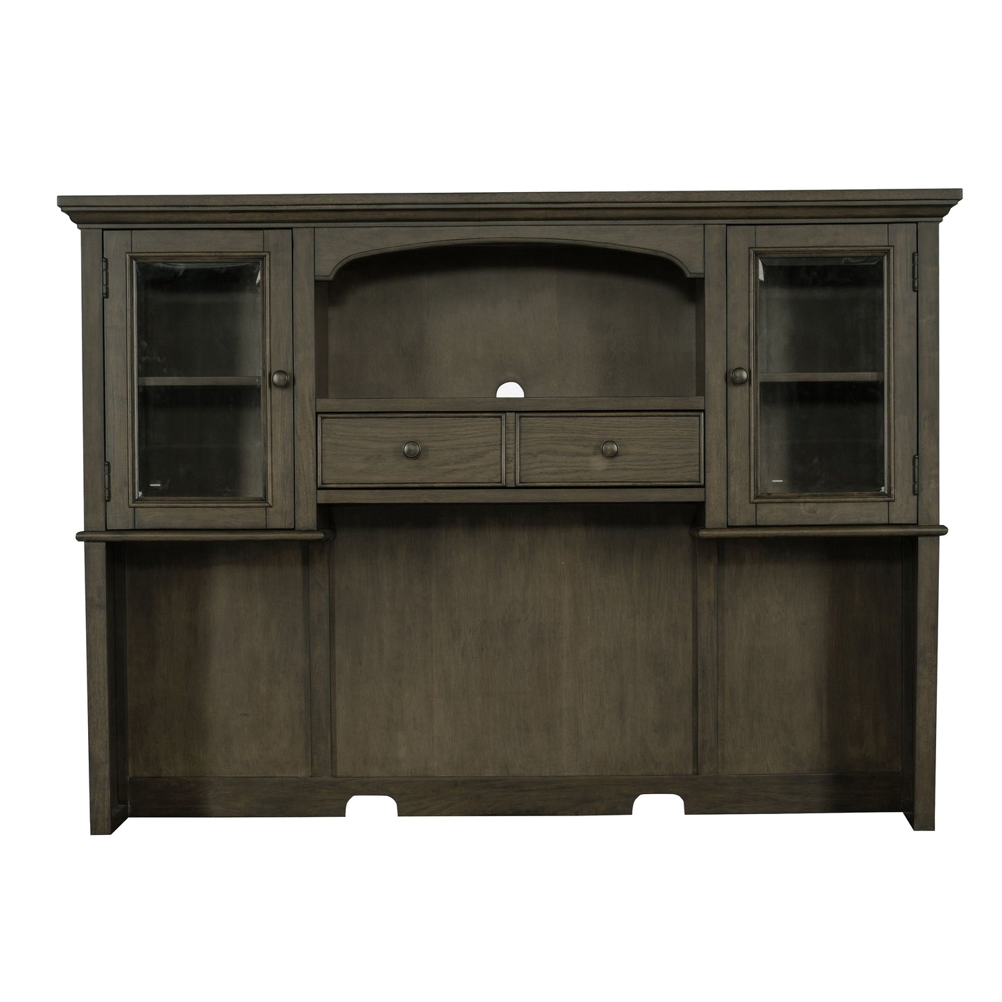 Hartshill Credenza with Hutch Burnished Oak