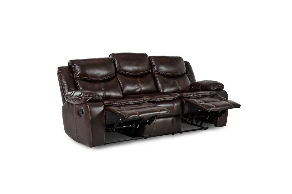 Homelegance - Bastrop Double Reclining Sofa - 8230Brw-3 - ATL FURNITURE