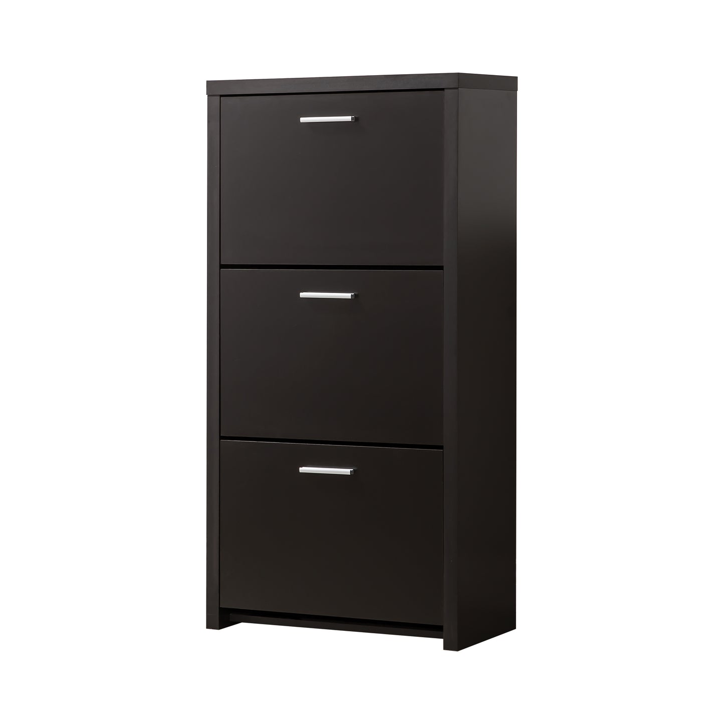 Vivian 3-drawer Engineered Wood Shoe Cabinet Black
