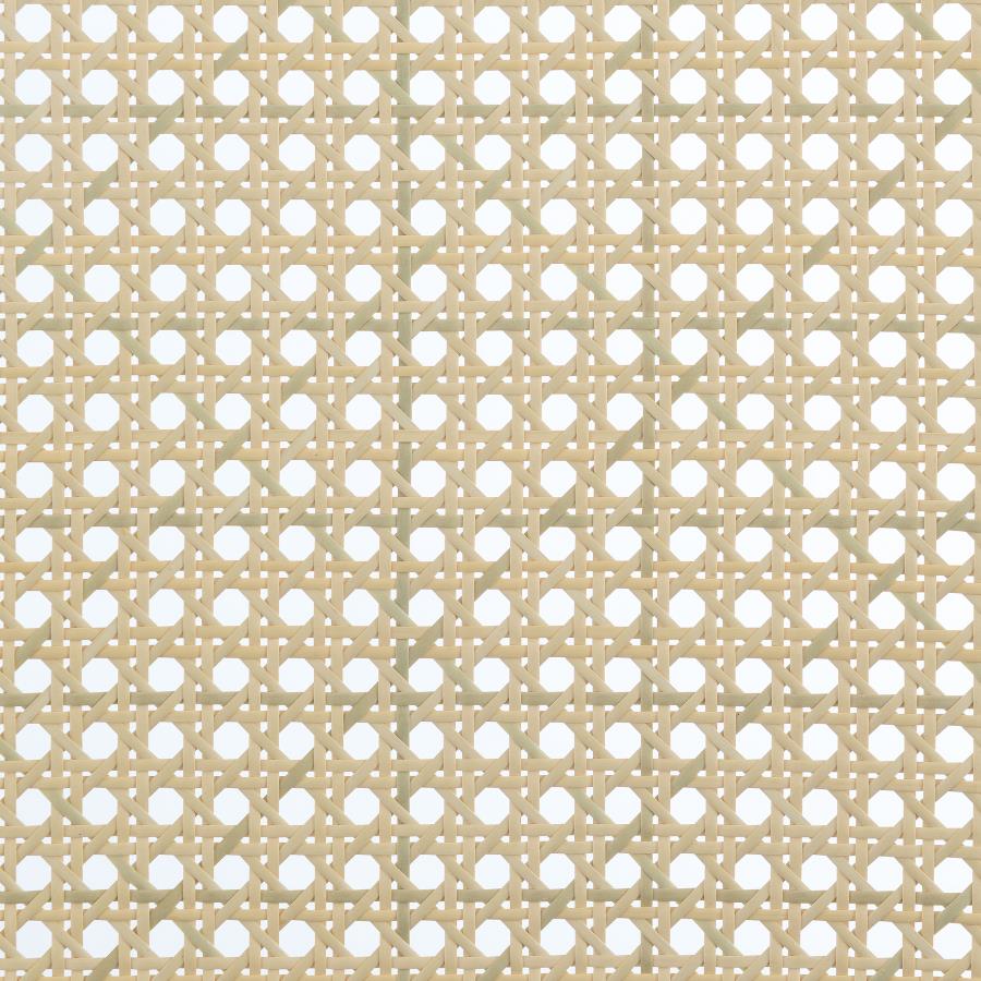 Rayo Rattan Cane Back Accent Chair With Padded Seat Camel