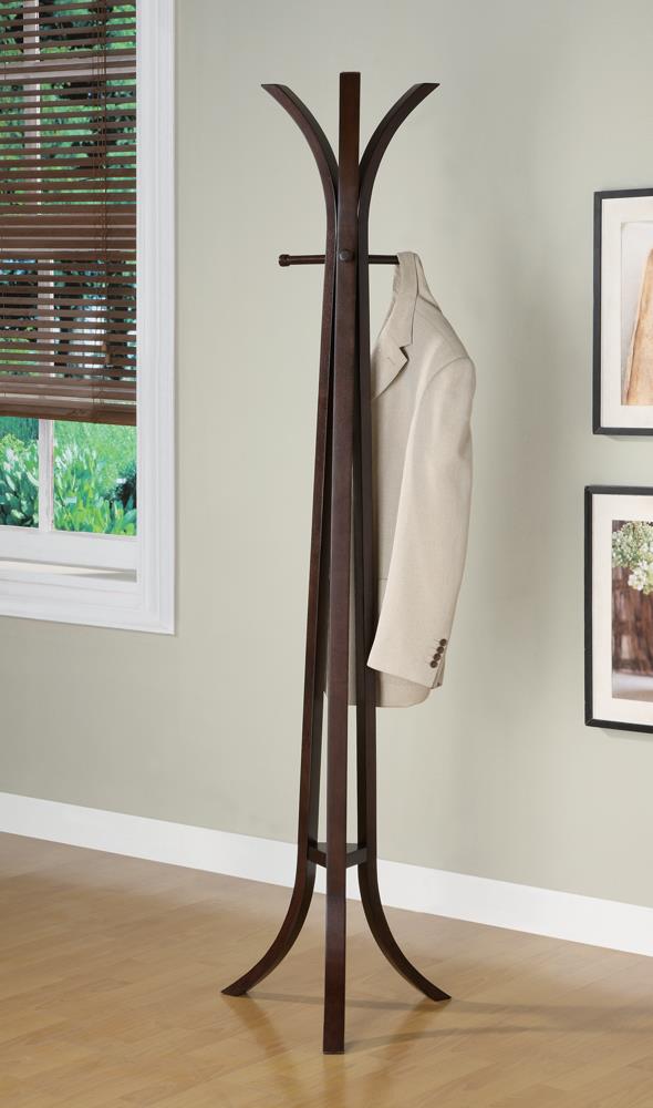 G900816 Contemporary Cappuccino Coat Rack - ATL FURNITURE