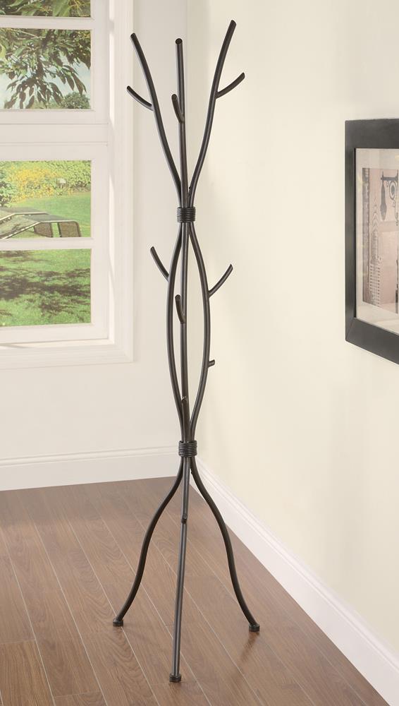 G900864 Casual Brown Twig Style Metal Coat Rack - ATL FURNITURE