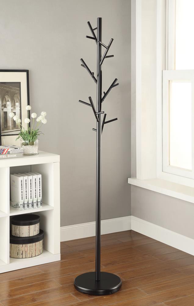 G900897 Contemporary Black Coat Rack - ATL FURNITURE