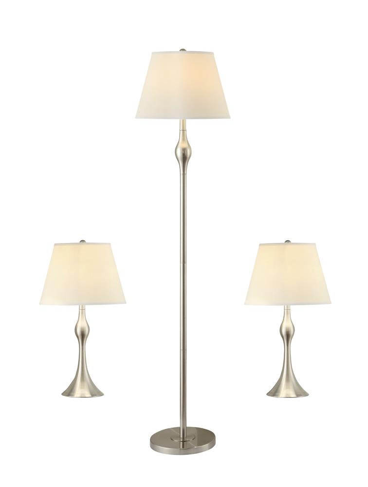 Transitional Nickel Lamp - ATL FURNITURE