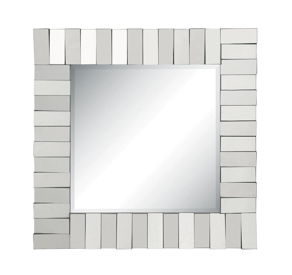 G901806 Contemporary Square Mirror - ATL FURNITURE