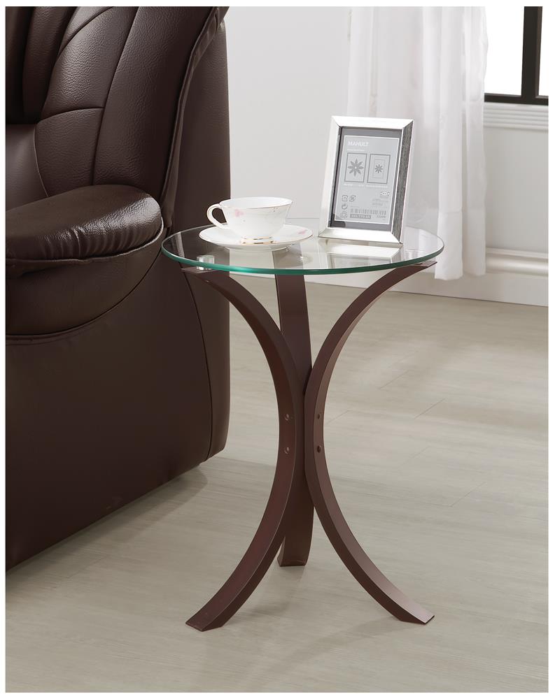 G902867 Transitional Cappuccino Accent Table - ATL FURNITURE