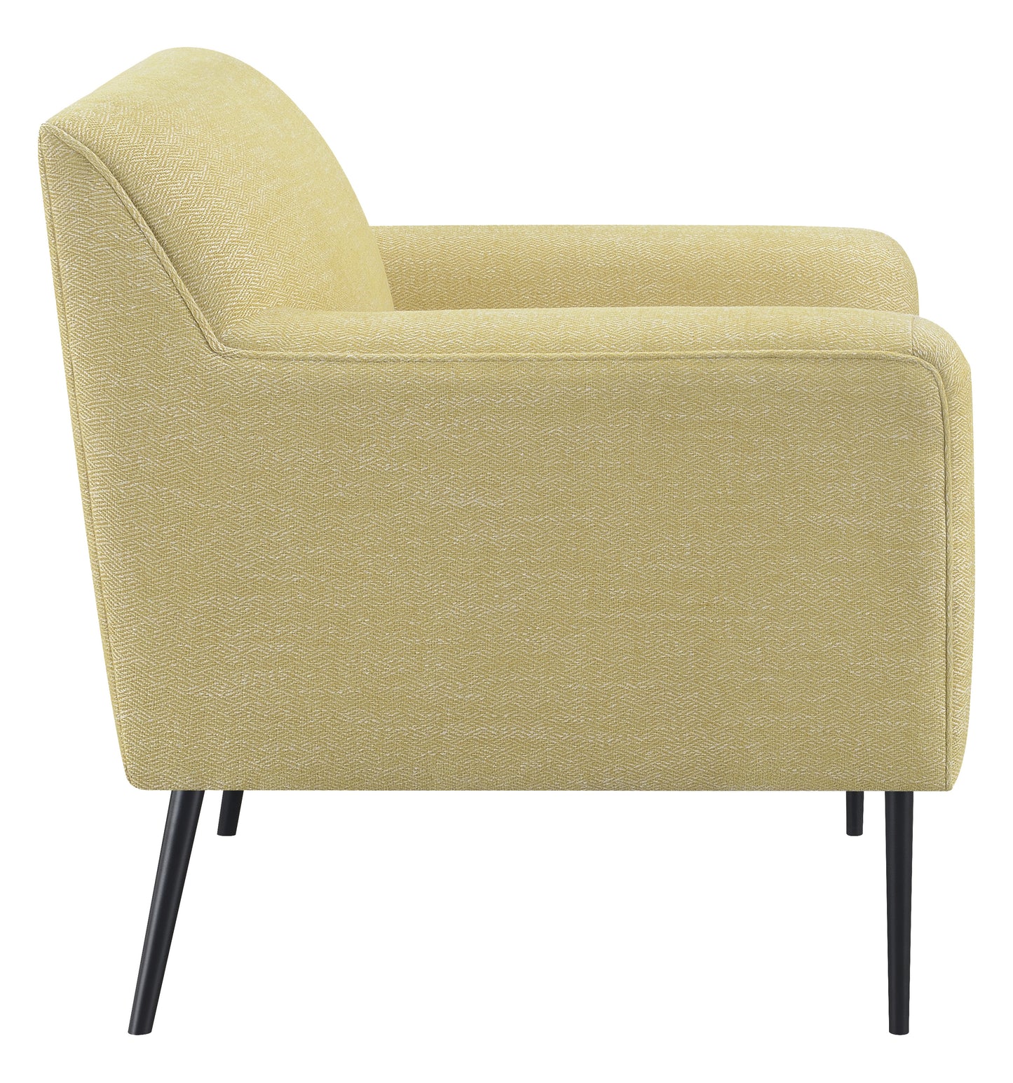 Darlene Upholstered Track Arms Accent Chair Lemon