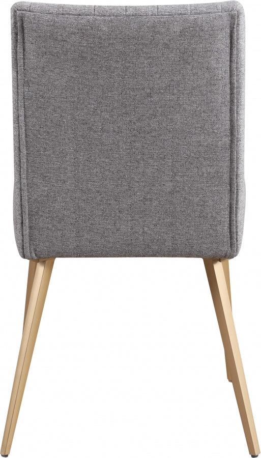 Meridian Furniture - Eleanor Linen Dining Chair Set Of 2 In Grey - 932Grey-C - ATL FURNITURE