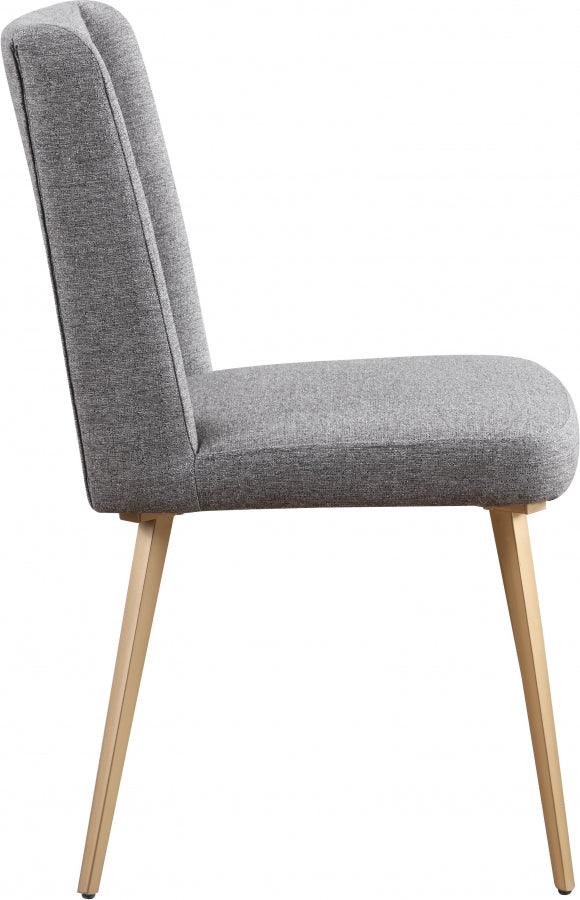 Meridian Furniture - Eleanor Linen Dining Chair Set Of 2 In Grey - 932Grey-C - ATL FURNITURE