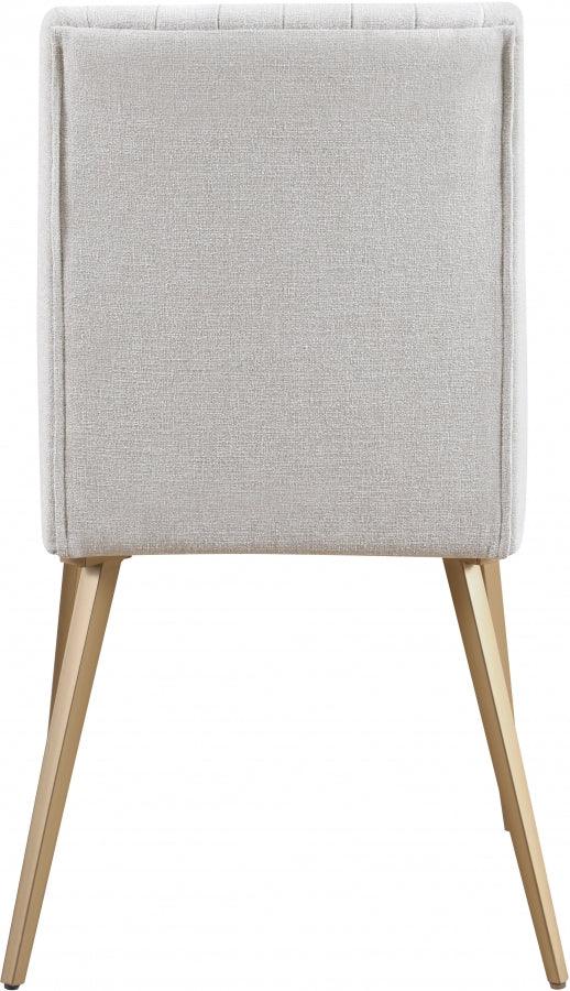 Meridian Furniture - Eleanor Linen Dining Chair Set Of 2 In Cream - 932Cream-C - ATL FURNITURE