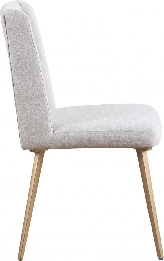 Meridian Furniture - Eleanor Linen Dining Chair Set Of 2 In Cream - 932Cream-C - ATL FURNITURE