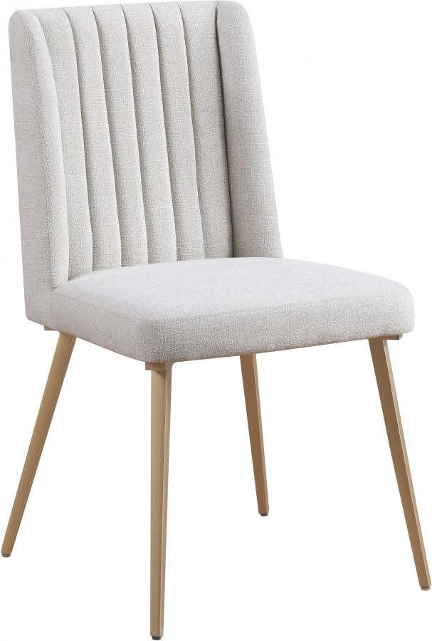 Meridian Furniture - Eleanor Linen Dining Chair Set Of 2 In Cream - 932Cream-C - ATL FURNITURE