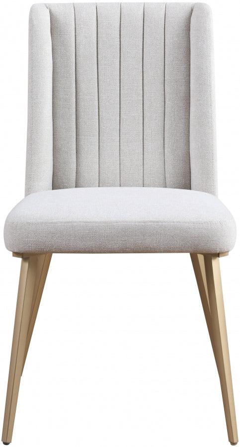 Meridian Furniture - Eleanor Linen Dining Chair Set Of 2 In Cream - 932Cream-C - ATL FURNITURE