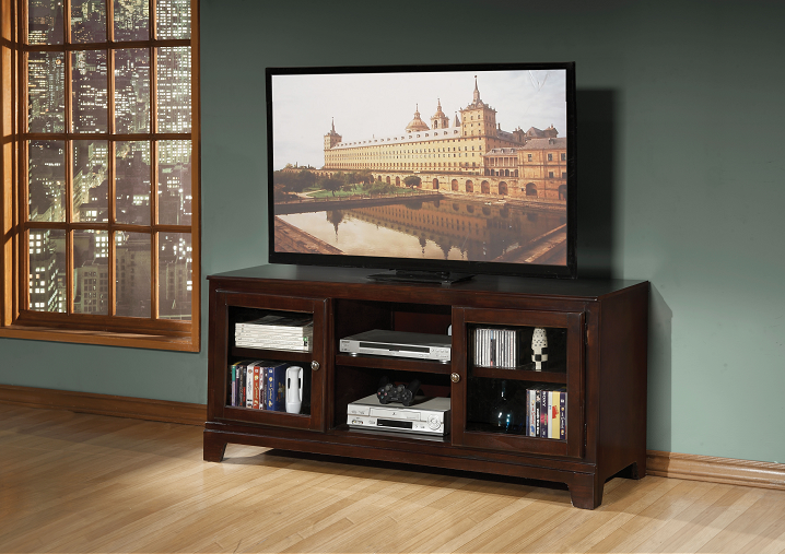 Halden Merlot TV Stand - ATL FURNITURE