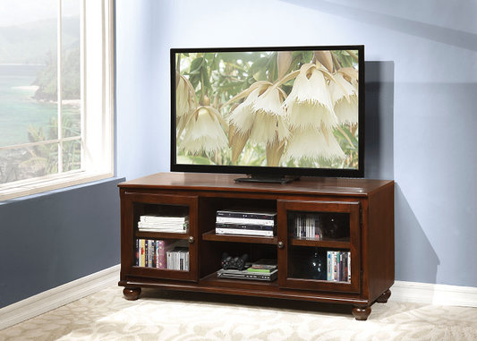 Dita Walnut TV Stand - ATL FURNITURE