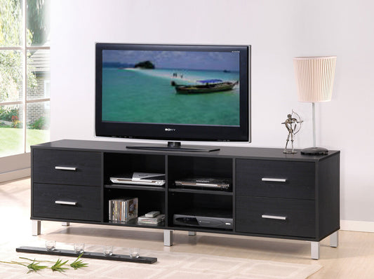 Walt Black TV Stand - ATL FURNITURE