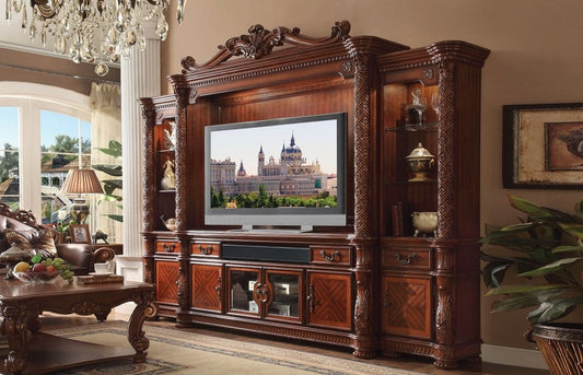 Acme Vendome Entertainment Center in Cherry 91315 - ATL FURNITURE