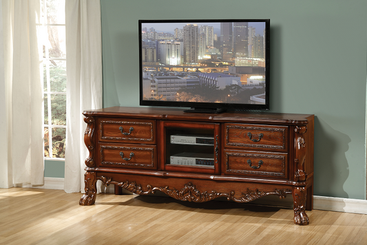 Dresden Cherry Oak TV Stand - ATL FURNITURE