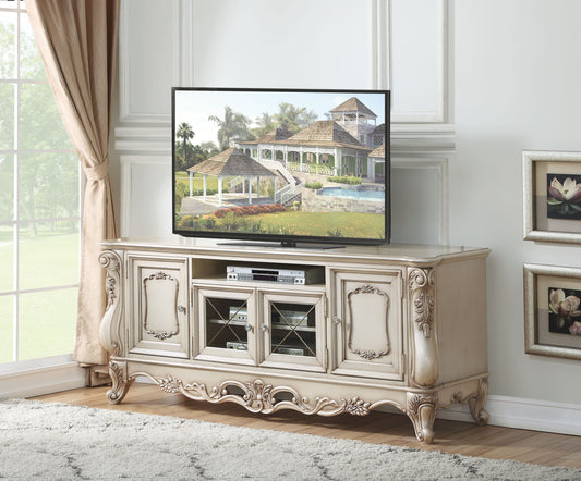 Gorsedd Antique White TV Stand - ATL FURNITURE