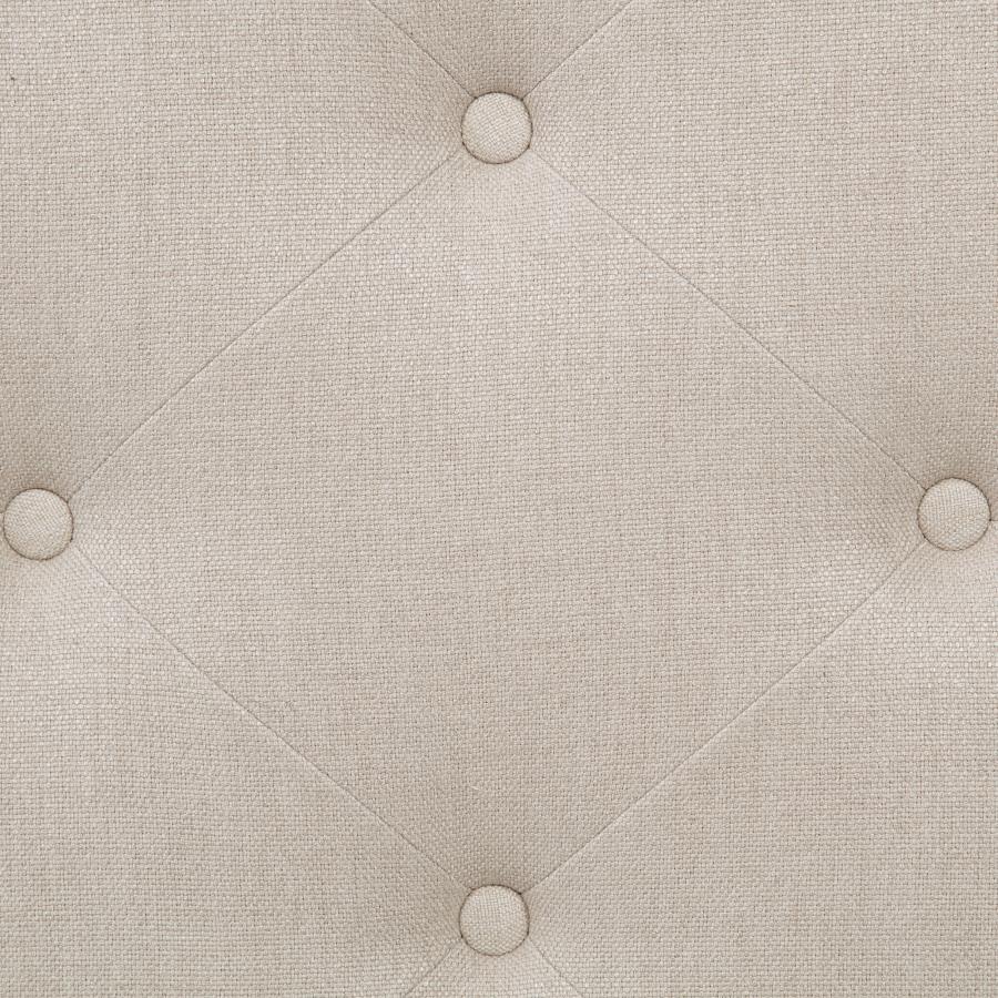 Marsha 52-Inch Upholstered Entryway Accent Bench Latte