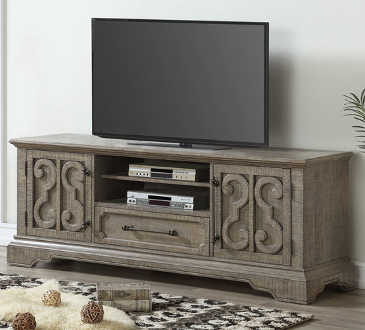 Artesia Salvaged Natural TV Stand - ATL FURNITURE