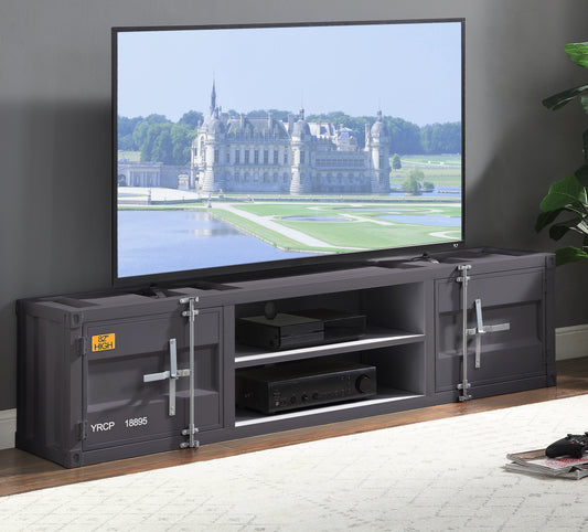 Cargo Gunmetal TV Stand - ATL FURNITURE