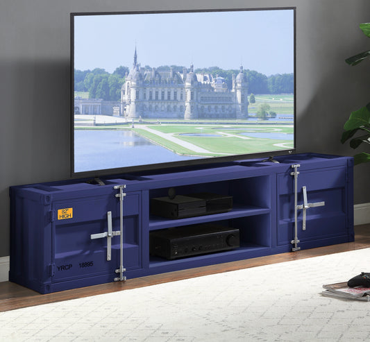 Cargo Blue TV Stand - ATL FURNITURE