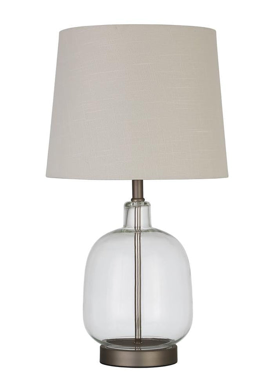 G920017 Transitional Clear Table Lamp - ATL FURNITURE