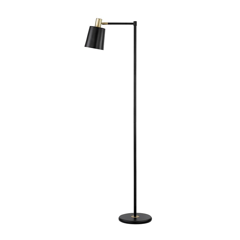 Retro Black and Gold Floor Lamp - ATL FURNITURE