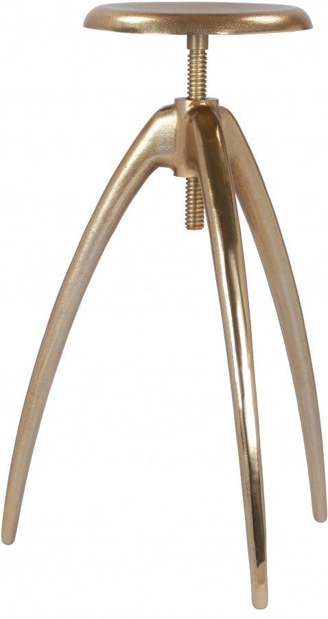 Meridian Furniture - Clara Bar | Counter Stool Set Of 2 In Gold - 937Gold - ATL FURNITURE