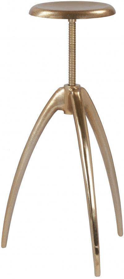 Meridian Furniture - Clara Bar | Counter Stool Set Of 2 In Gold - 937Gold - ATL FURNITURE