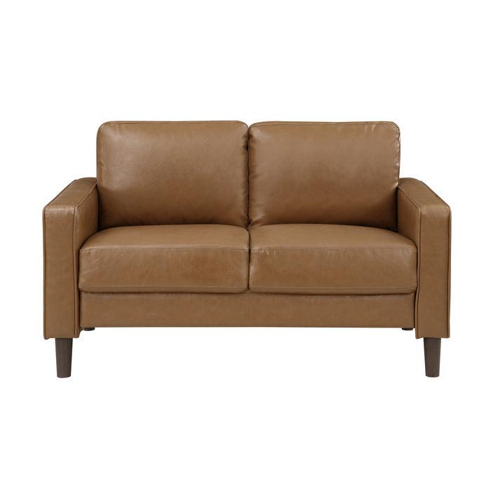 Homelegance - Malcolm Love Seat In Brown - 9203Brw-2 - ATL FURNITURE