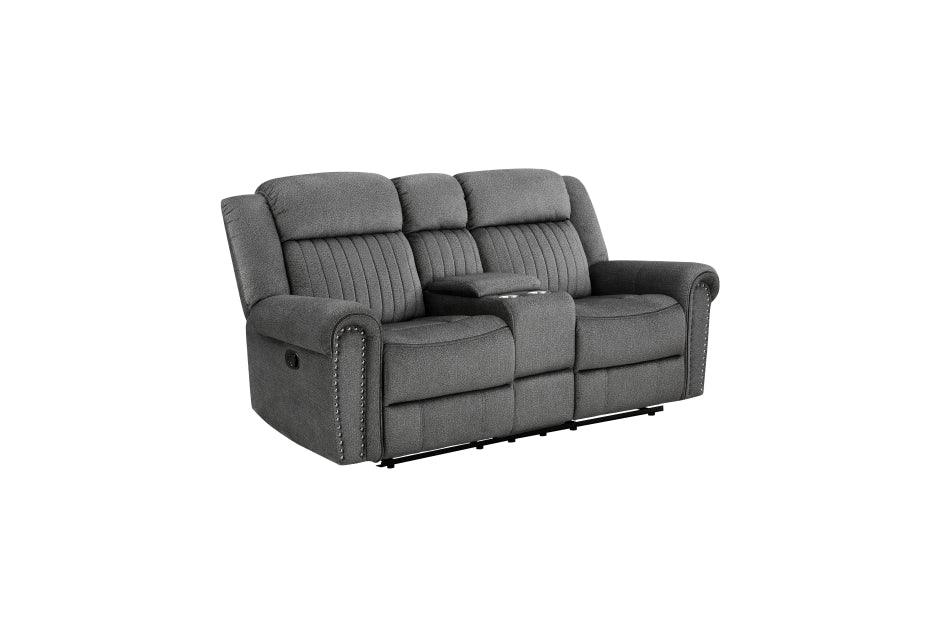 Homelegance - Brennen 2-Piece Sofa Set In Charcoal - 9204Cc*2 - ATL FURNITURE