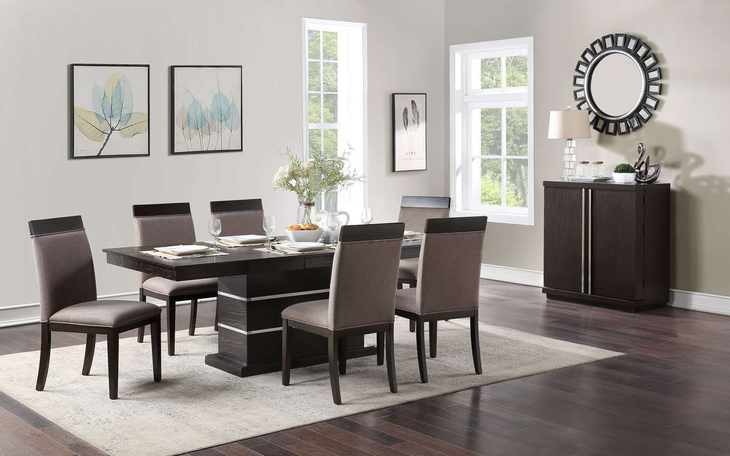 Dining Table & 6 Chairs - ATL FURNITURE