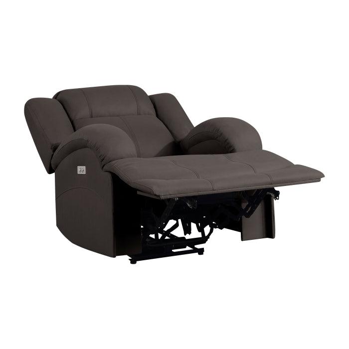 Homelegance - Camryn Power Reclining Chair In Chocolate - 9207Chc-1Pw - ATL FURNITURE