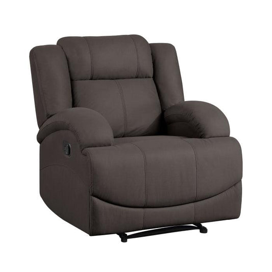 Homelegance - Camryn Reclining Chair In Chocolate - 9207Chc-1 - ATL FURNITURE