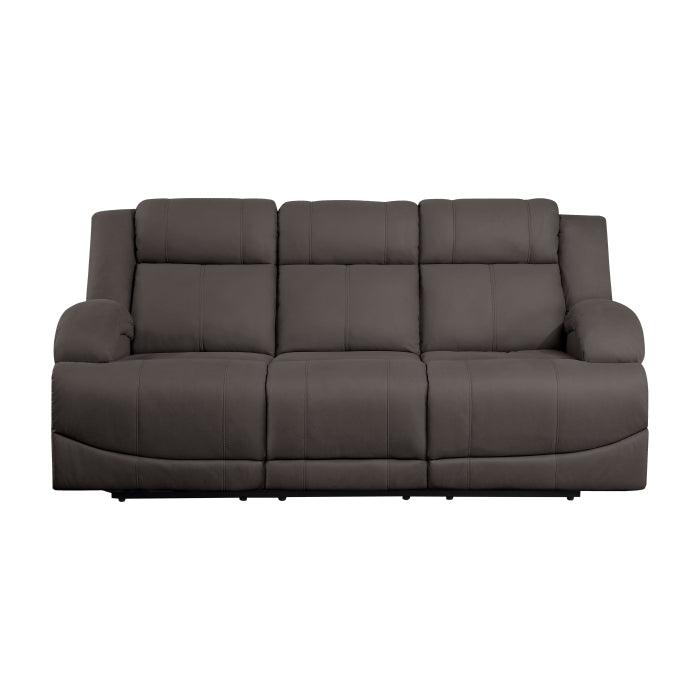 Homelegance - Camryn Power Double Reclining Sofa In Chocolate - 9207Chc-3Pw - ATL FURNITURE