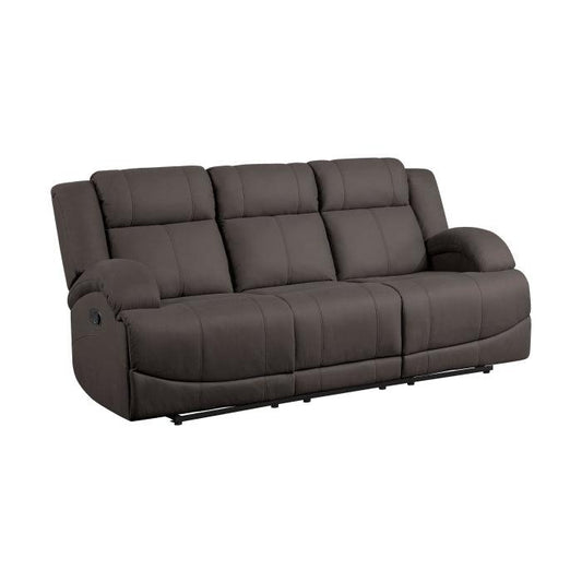 Homelegance - Camryn Double Reclining Sofa In Chocolate - 9207Chc-3 - ATL FURNITURE